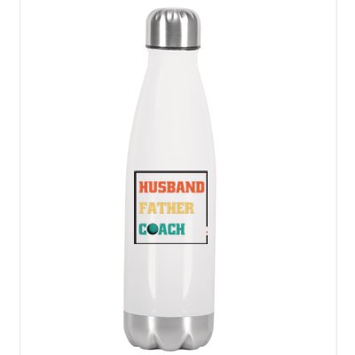 Husband Father Coach Golf Coach Gift Stainless Steel Insulated Water Bottle