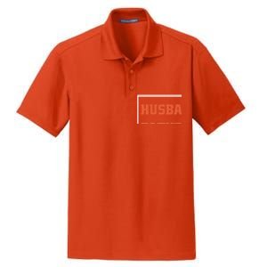 Husband Father Coach Golf Coach Gift Dry Zone Grid Polo