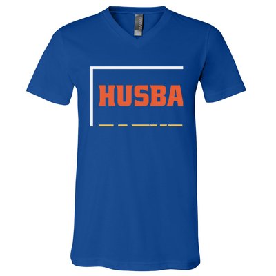 Husband Father Coach Golf Coach Gift V-Neck T-Shirt