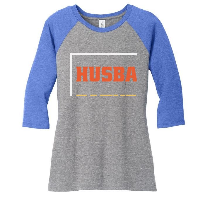 Husband Father Coach Golf Coach Gift Women's Tri-Blend 3/4-Sleeve Raglan Shirt