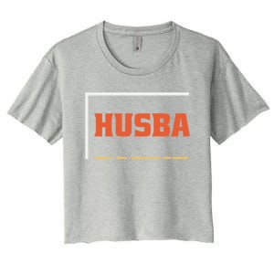 Husband Father Coach Golf Coach Gift Women's Crop Top Tee