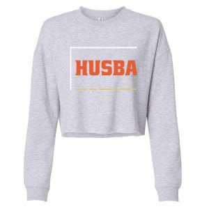 Husband Father Coach Golf Coach Gift Cropped Pullover Crew