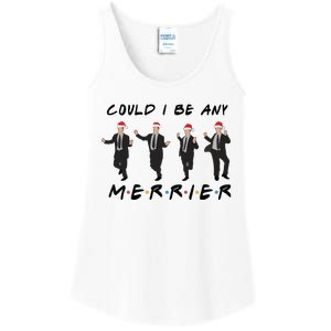 Holiday Friends Could I Be Any Merrier Funny Chandler Ladies Essential Tank