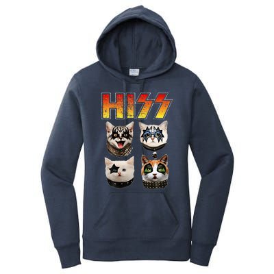 Hiss Funny Cat Lover Women's Pullover Hoodie