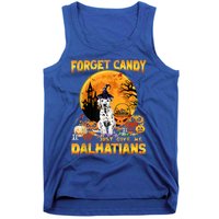 Halloween Forget Candy Just Give Me Dalmatians Dog Lovers Gift Tank Top