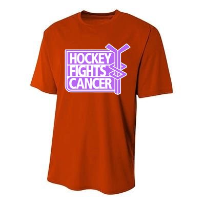 Hockey Fights Cancer Hockey Lover Gift Idea Trending Performance Sprint T-Shirt