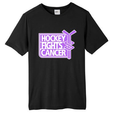 Hockey Fights Cancer Hockey Lover Gift Idea Trending Tall Fusion ChromaSoft Performance T-Shirt