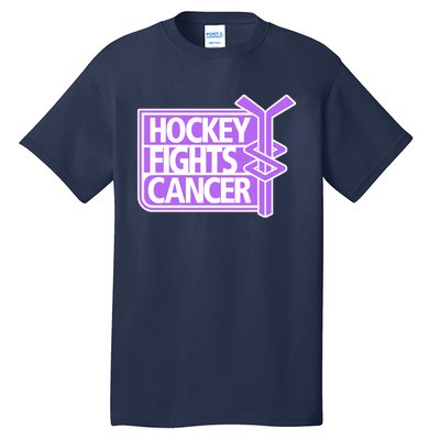 Hockey Fights Cancer Hockey Lover Gift Idea Trending Tall T-Shirt