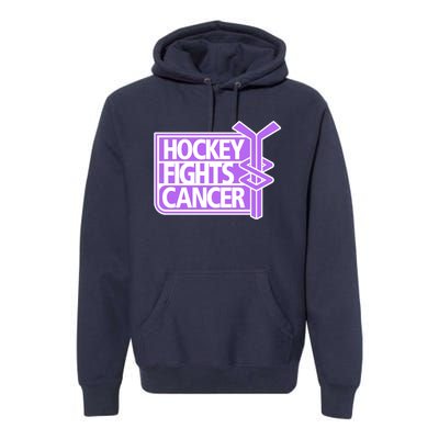 Hockey Fights Cancer Hockey Lover Gift Idea Trending Premium Hoodie