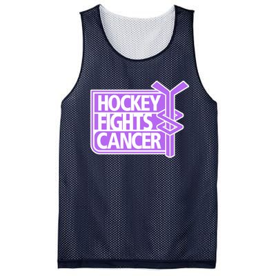 Hockey Fights Cancer Hockey Lover Gift Idea Trending Mesh Reversible Basketball Jersey Tank