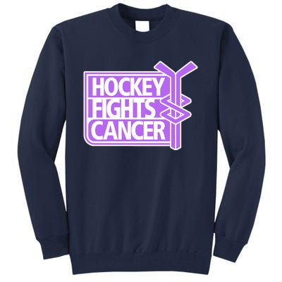 Hockey Fights Cancer Hockey Lover Gift Idea Trending Tall Sweatshirt