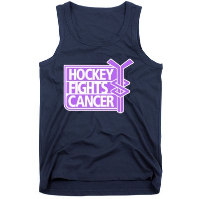 Hockey Fights Cancer Hockey Lover Gift Idea Trending Tank Top