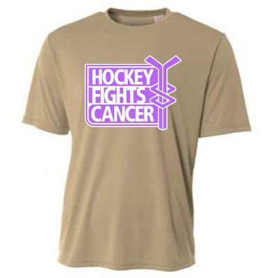 Hockey Fights Cancer Hockey Lover Gift Idea Trending Cooling Performance Crew T-Shirt