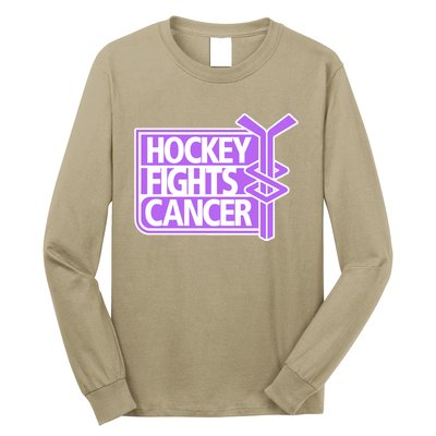 Hockey Fights Cancer Hockey Lover Gift Idea Trending Long Sleeve Shirt