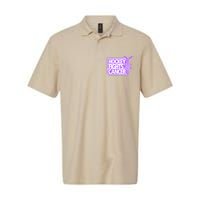 Hockey Fights Cancer Hockey Lover Gift Idea Trending Softstyle Adult Sport Polo