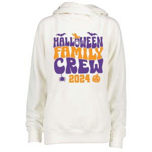 Halloween Family Crew 2024 Matching Family Spooky Womens Funnel Neck Pullover Hood