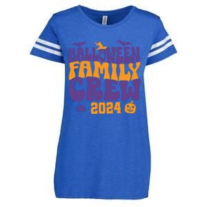 Halloween Family Crew 2024 Matching Family Spooky Enza Ladies Jersey Football T-Shirt