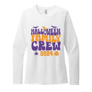 Halloween Family Crew 2024 Matching Family Spooky Womens CVC Long Sleeve Shirt