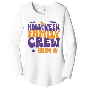 Halloween Family Crew 2024 Matching Family Spooky Women's Perfect Tri Tunic Long Sleeve Shirt