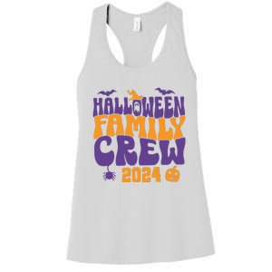 Halloween Family Crew 2024 Matching Family Spooky Women's Racerback Tank