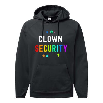 Halloween Family Costume Set Funny Clown & Protective Security Performance Fleece Hoodie