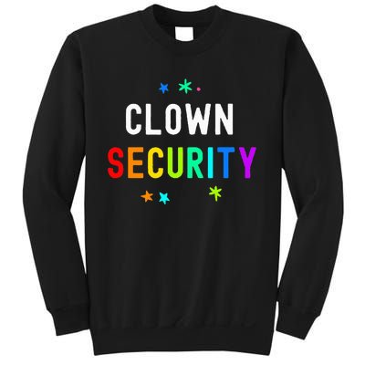 Halloween Family Costume Set Funny Clown & Protective Security Sweatshirt