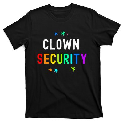 Halloween Family Costume Set Funny Clown & Protective Security T-Shirt