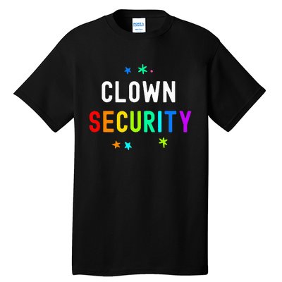 Halloween Family Costume Set Funny Clown & Protective Security Tall T-Shirt