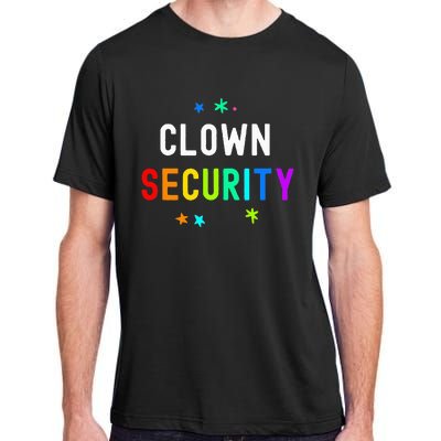 Halloween Family Costume Set Funny Clown & Protective Security Adult ChromaSoft Performance T-Shirt