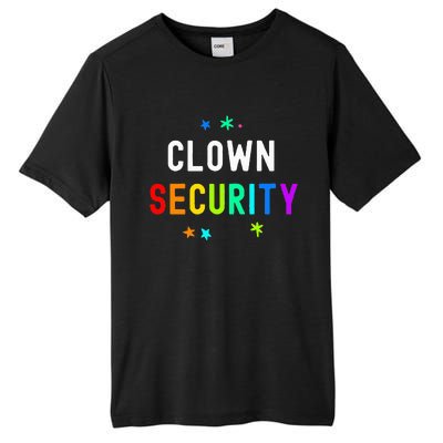 Halloween Family Costume Set Funny Clown & Protective Security Tall Fusion ChromaSoft Performance T-Shirt