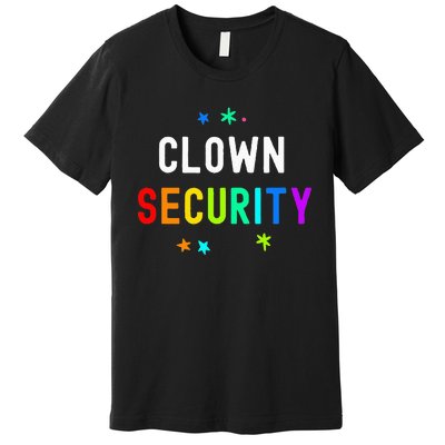 Halloween Family Costume Set Funny Clown & Protective Security Premium T-Shirt