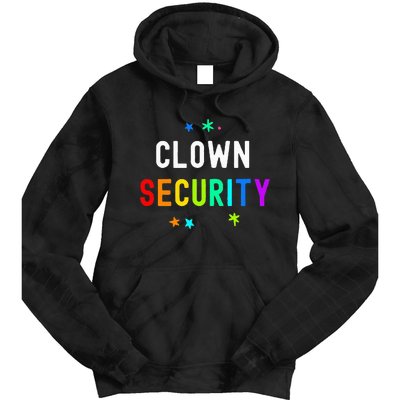 Halloween Family Costume Set Funny Clown & Protective Security Tie Dye Hoodie