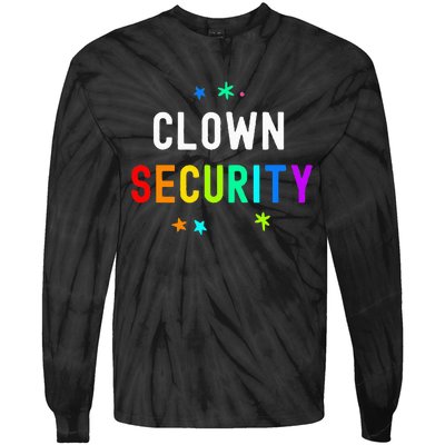 Halloween Family Costume Set Funny Clown & Protective Security Tie-Dye Long Sleeve Shirt