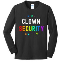 Halloween Family Costume Set Funny Clown & Protective Security Kids Long Sleeve Shirt