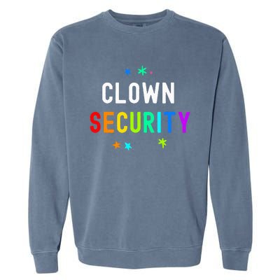 Halloween Family Costume Set Funny Clown & Protective Security Garment-Dyed Sweatshirt