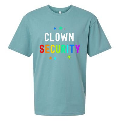 Halloween Family Costume Set Funny Clown & Protective Security Sueded Cloud Jersey T-Shirt