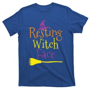 Halloween Funny Colorful Resting Witch Face Gift T-Shirt