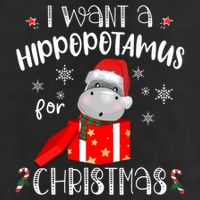 Hippopotamus For Christmas Matching Xmas Hippo Pajama Gift Adult Drive Performance Visor