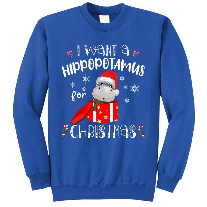 Hippopotamus For Christmas Matching Xmas Hippo Pajama Gift Sweatshirt