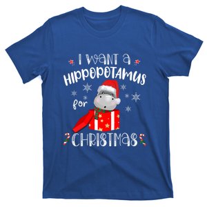 Hippopotamus For Christmas Matching Xmas Hippo Pajama Gift T-Shirt