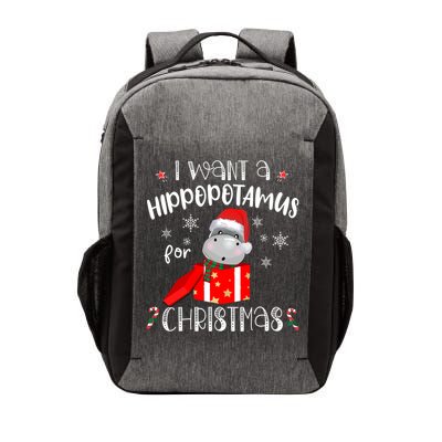 Hippopotamus For Christmas Matching Xmas Hippo Pajama Gift Vector Backpack