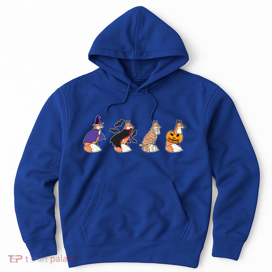 Halloween Fox Costume Witch Vampire Mummy Pumpkin Jack Funny Gift Hoodie