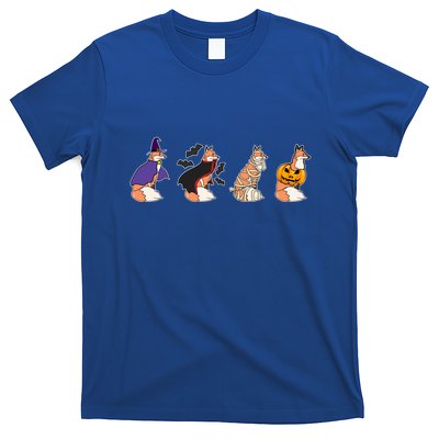 Halloween Fox Costume Witch Vampire Mummy Pumpkin Jack Funny Gift T-Shirt