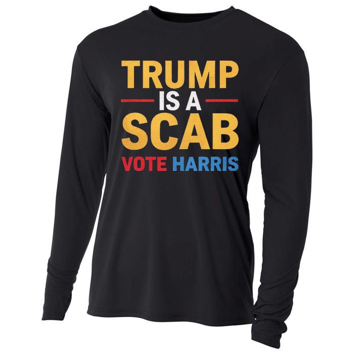 Harris For Change Reject Scab Tactics Cooling Performance Long Sleeve Crew