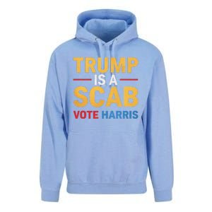 Harris For Change Reject Scab Tactics Unisex Surf Hoodie