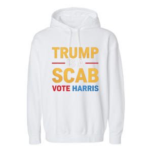 Harris For Change Reject Scab Tactics Garment-Dyed Fleece Hoodie