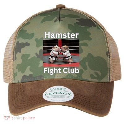 Hamster Fight Club Funny Government Waste Legacy Tie Dye Trucker Hat