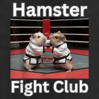 Hamster Fight Club Funny Government Waste 7 Panel Mesh Trucker Snapback Hat