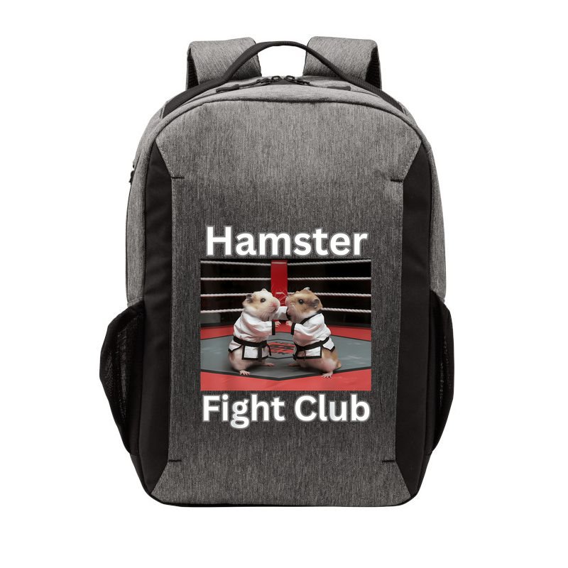 Hamster Fight Club Funny Government Waste Vector Backpack