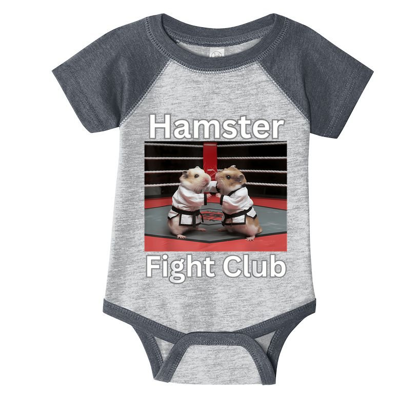 Hamster Fight Club Funny Government Waste Infant Baby Jersey Bodysuit